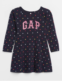 Vestido GAP Mangas Longas Estrelas