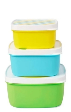 Conjunto 3 Potes Porta Snack Skip Hop Girafa - comprar online