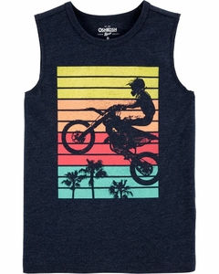 Camisa Carter's Regata Motocross Preta