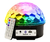 Media Esfera Led Audioritmica Rgb Bola Luz Dj Efectos 220v