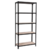 Estanteria Mega Rack 5 Estantes 1,80 Mts. SC Blanco-Negro-Gris - comprar online