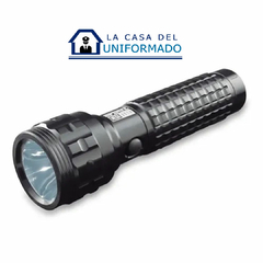 Linterna Spinit Mega Led 201w Negra Metalica 3 Aaa