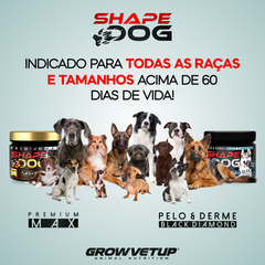 Mega Combo – 2 Shape Dog Premium MAX 250G + 2 Pelo & Dermo 250G Caninos - ShapeDog - Cachorro Forte Nutrição Animal