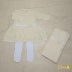 Saída De Maternidade Vestido Atenas - Tricot - comprar online