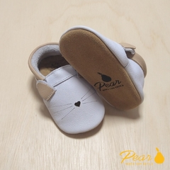 Moccs Feline - Couro - Pear Baby Kids