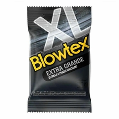 PRESERVATIVO BLOWTEX EXTRA GRANDE ESTIMULA O PRAZER MASCULINO 3 UNIDADE