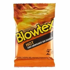 PRESERVATIVO BLOWTEX HOT COM LUBRIFICANTE QUE ESQUENTA 3 UNIDADE