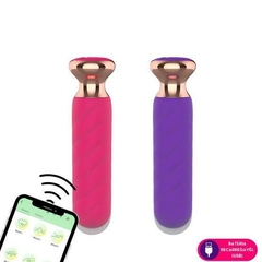 MINI VIBRATOR CÁPSULA VIBRATÓRIA COM DETALHE DOURADO