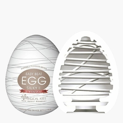 EGG SILKY II - OVO MASTURBADOR MASCULINO TEXTURIZADO