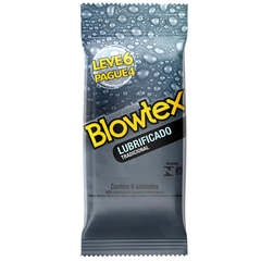 PRESERVATIVO TRADICIONAL - 6 UNIDADES - BLOWTEX LUBRIFICADO