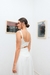 Vestido Drapeado Off White - loja online