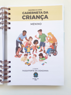 Kit Caderneta de Saúde Personalizada - Luca Marcadores