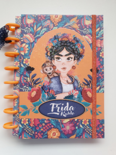 Caderno Frida Kahlo Com Sistema de Discos