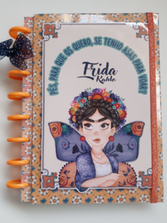 Caderno Frida Kahlo Com Sistema de Discos na internet