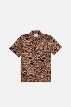 Camisa Approve Animal Print Zebra Laranja - 517858 - comprar online