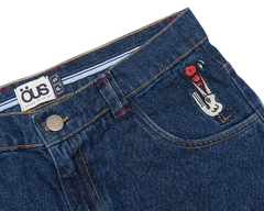 Bermuda Jeans Öus Carpenter Azul Escuro - 518797 - comprar online