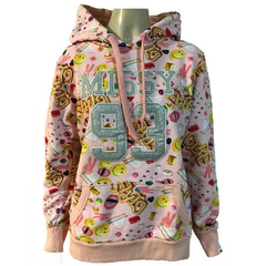 Moletom Qix Missy Print Pink - 512731