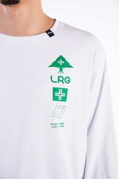 Camiseta Manga Longa LRG Stronger Branca - comprar online