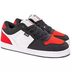 Tênis Qix Skate Urban Low Preto/Vermelho/Branco - 517743