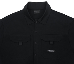 Camisa Button Up Disturb Preto - 518550 - Style Loja | Skate, surf & streetwear