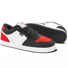 Tênis Qix Skate Urban Low Preto/Vermelho/Branco - 517743 - comprar online