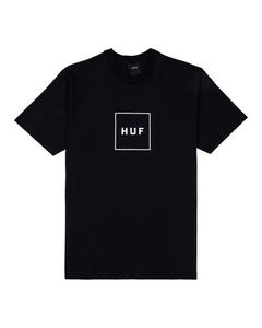 Camiseta Huf Essentials Box Logo Preta - 516569