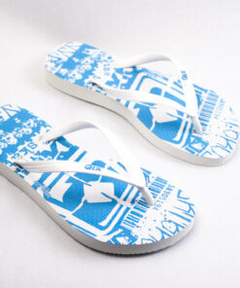 Chinelo Qix Missy Azul/Branco - comprar online