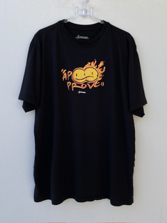 Camiseta Approve Bold Doodle Sun Preta - 512365