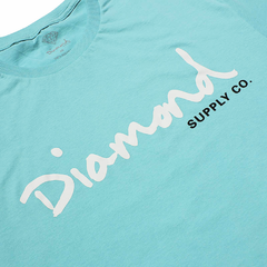 Camiseta Manga Longa Diamond Script Tee - Style Loja | Skate, surf & streetwear