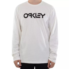 Camiseta Oakley Manga Longa Branca - 518188