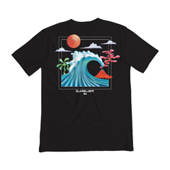 Camiseta Quiksilver Ocean Bed Preta - 517945 - Style Loja | Skate, surf & streetwear