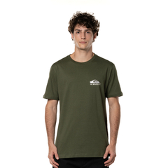 Camiseta Quiksilver Step Us Verde Militar - 518613