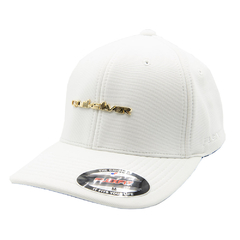 Boné Quiksilver Flexfit Plate Type Gold Branco - 516127