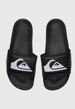 Chinelo Slide Quiksilver Logo Preto - 517683 - comprar online