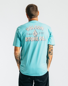 Camiseta Volcom Regular Rancheiro Azul - 518335 - comprar online