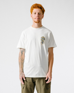 Camiseta Volcom Slim Psichike Branca - 518335