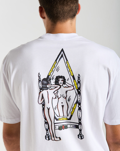 Camiseta Volcom Mirror Old School Branca - 518656 - comprar online