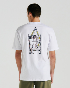 Camiseta Volcom Mirror Old School Branca - 518656 na internet