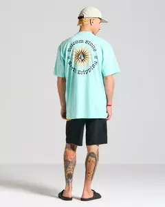 Camiseta Volcom Comfort Scorcho Verde Claro - 518812 na internet