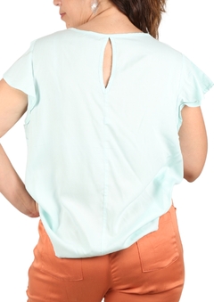 Blusa Matilda cielo