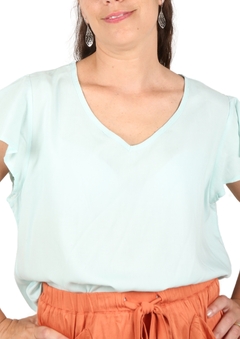 Blusa Matilda cielo