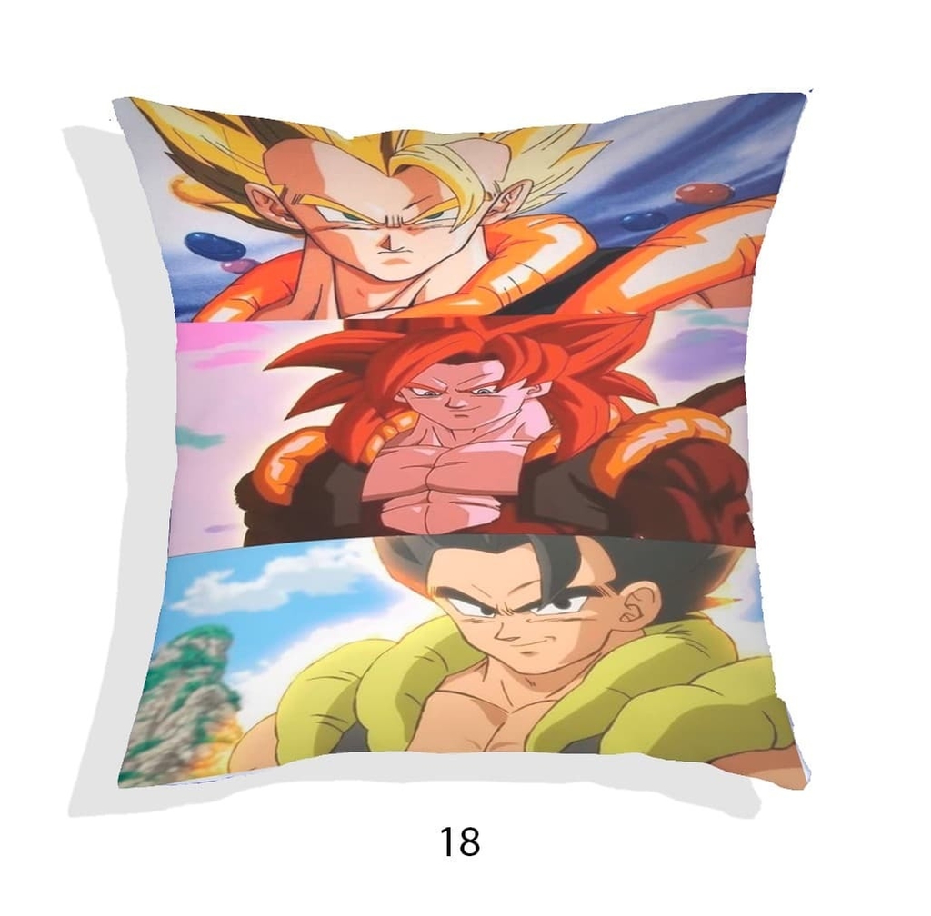 ALMOHADONES 20x20 SUBLIMADOS DRAGON BALL