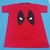 Remera Anime Estampada 100% Algodón Peinado Dead Pool roja Mod. 0051 - comprar online