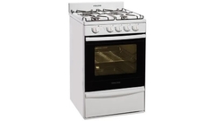 Cocina Volcan 87643 Multigas 55cm 4H Blanca C/luz Y Enc - comprar online