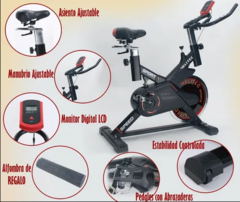Bicicleta Armada Outlet, (no se envia )Spinning Indoor Profesional 18kg - tienda online