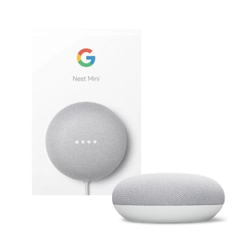 Google Nest Altavoz inteligente mini (Negro, Funcionamiento en red,  Longitud del cable: 1,5 m)