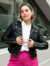 CAMPERA ECO CUERO BOLSILLO CORTA