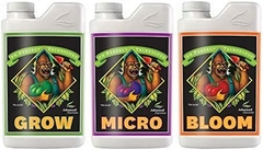 Advanced Nutrients Micro, Grow y Bloom 1 litro (3x1 litro)