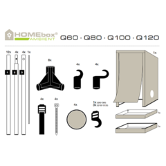 Homebox Q100 (100X100X200cm) - comprar online