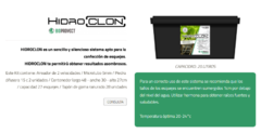 Hidroclon - Bioproyect contenedor Aeroclona 20L - comprar online